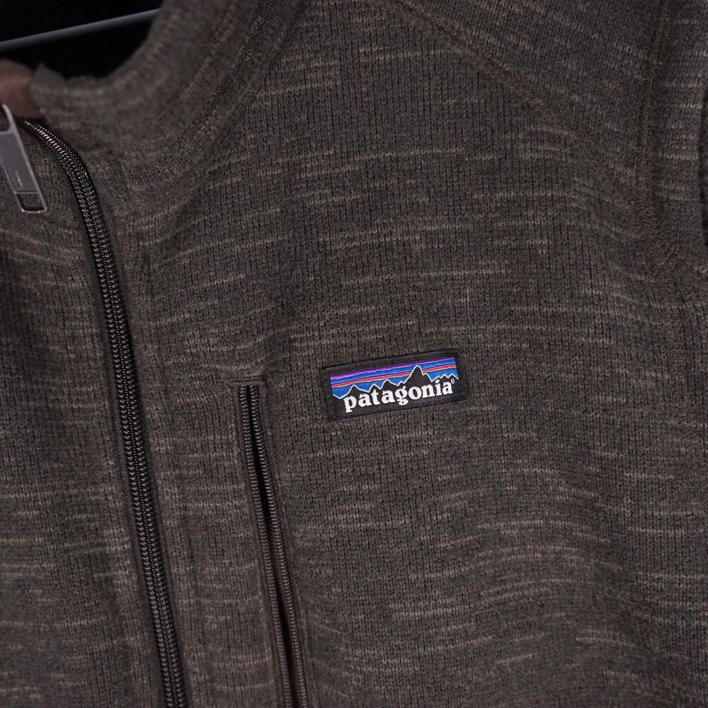 Patagonia Better Sweater Vest Full Zip Brown Mens Large - Picture 2 of 7